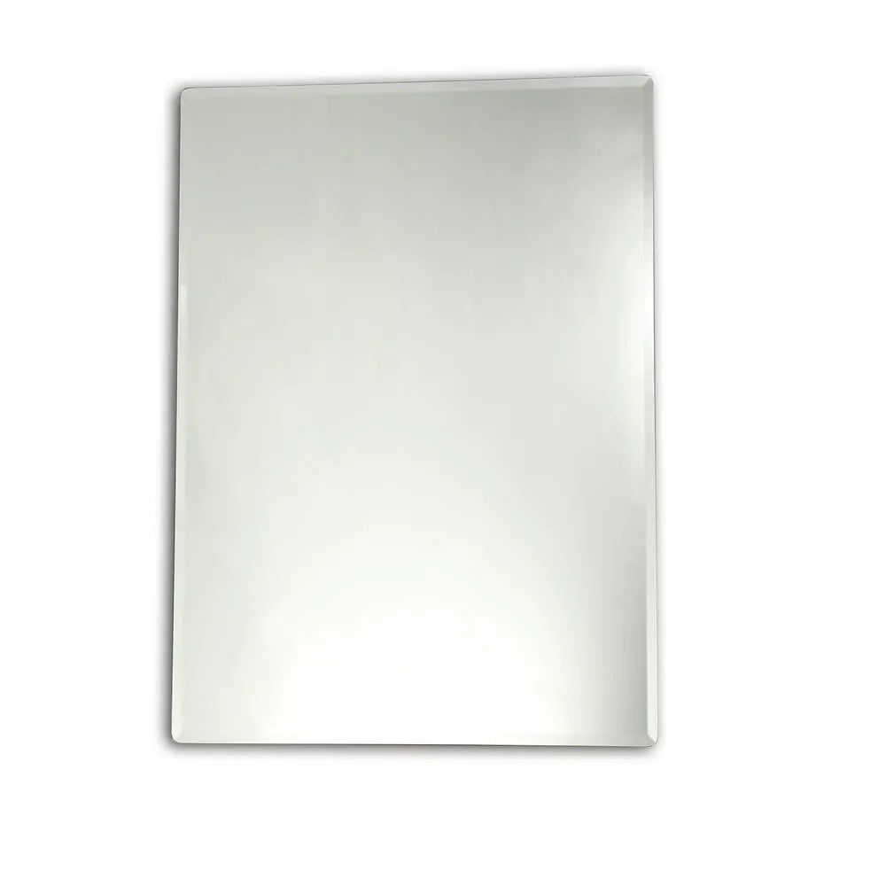 Goodwin Large Frameless Rectangular Wall Mirror - 28" x 35" Beveled Edge Glass