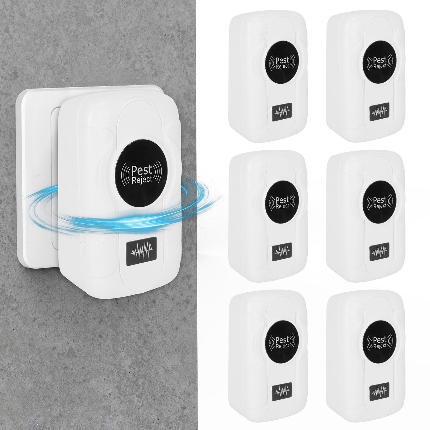 The "Guest-Shield" 6-Pack Ultrasonic Pest Defense | Whole-Home Invisible Protection System