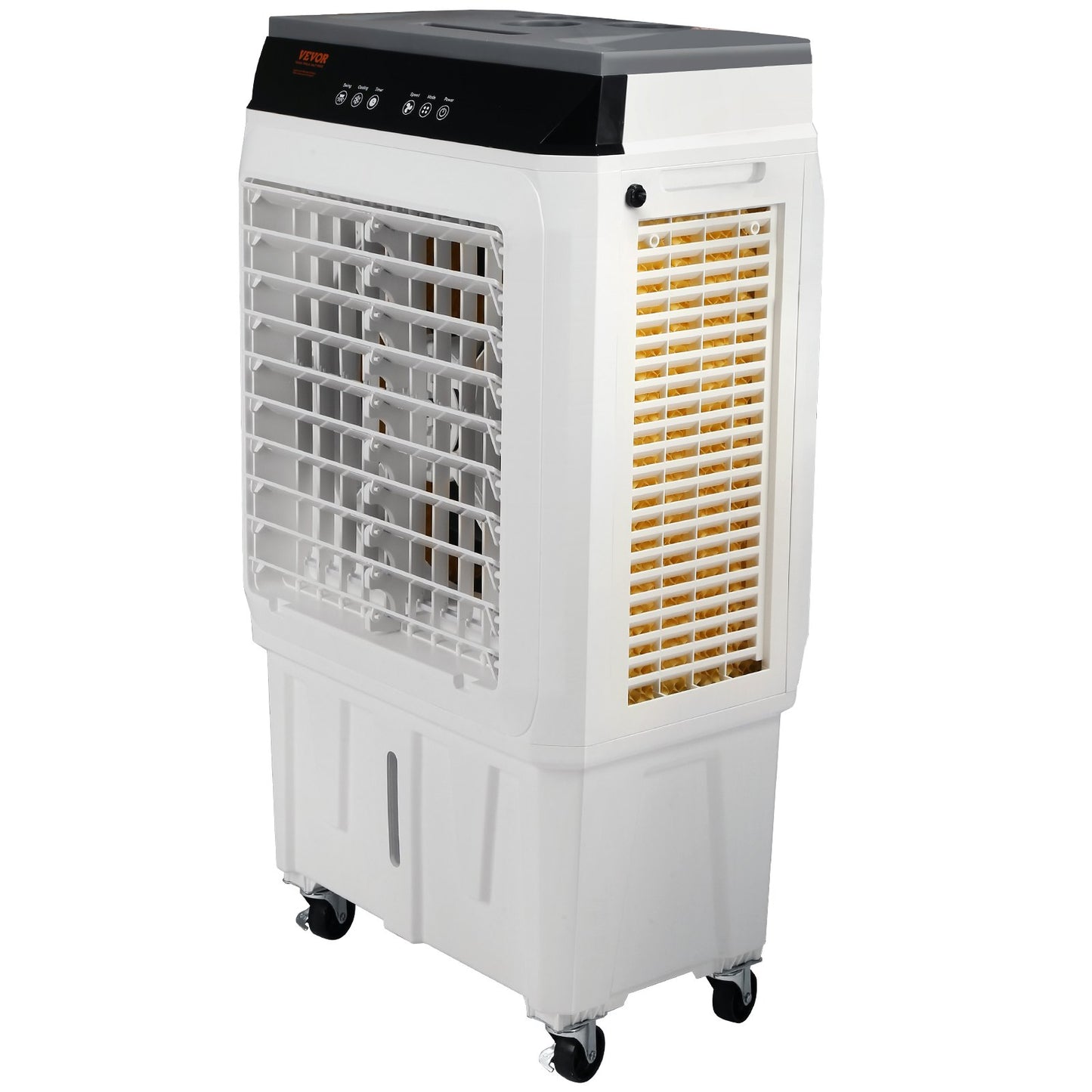 VEVOR 2100 CFM Evaporative Air Cooler - 7 Gallon Portable Swamp Cooler with Oscillation, Timer & Remote for Indoor/Outdoor Use