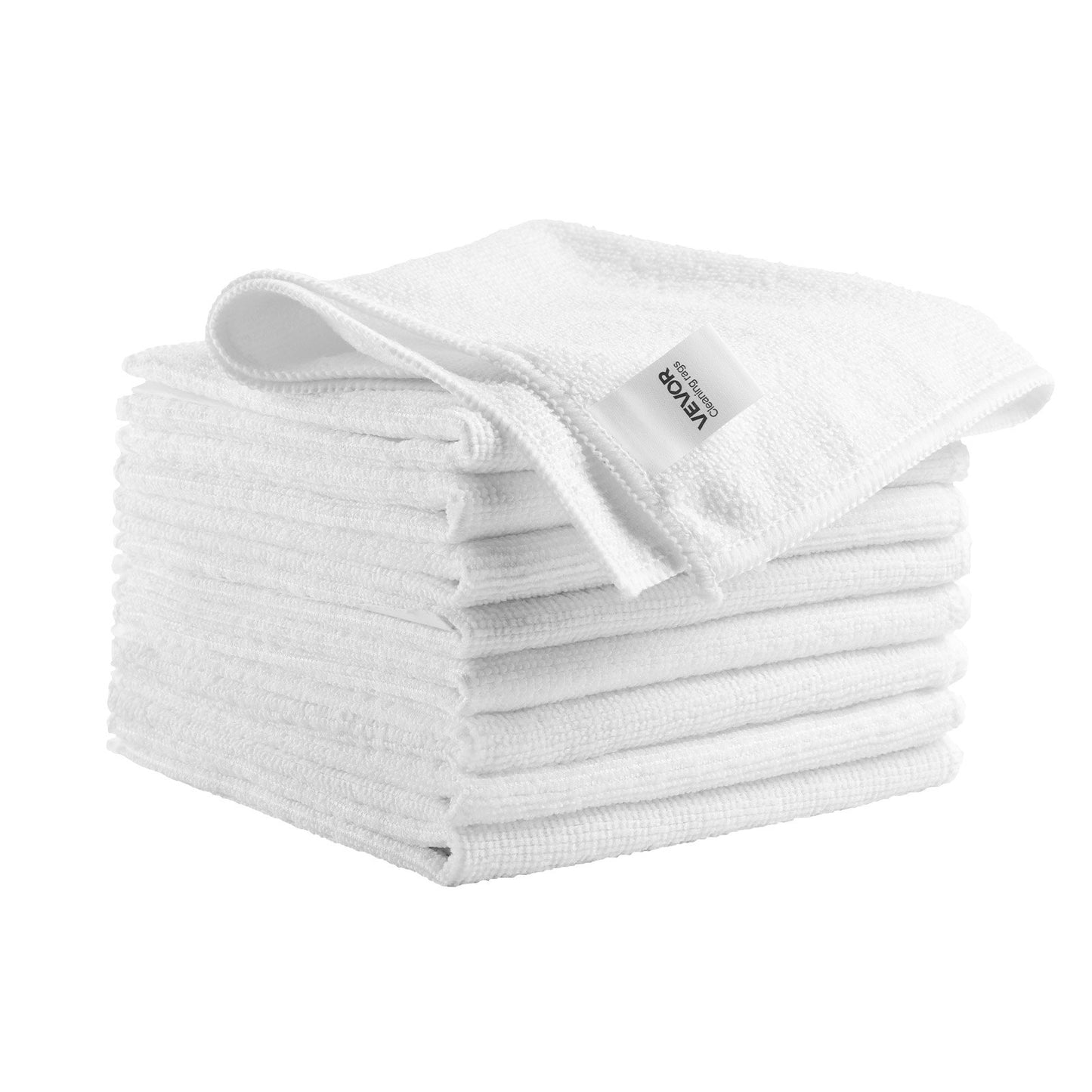 50-Pack Microfiber Cleaning Cloths - Lint-Free, Scratch-Free Towels for Kitchen, Bathroom, Glass & Airbnb Cleaning