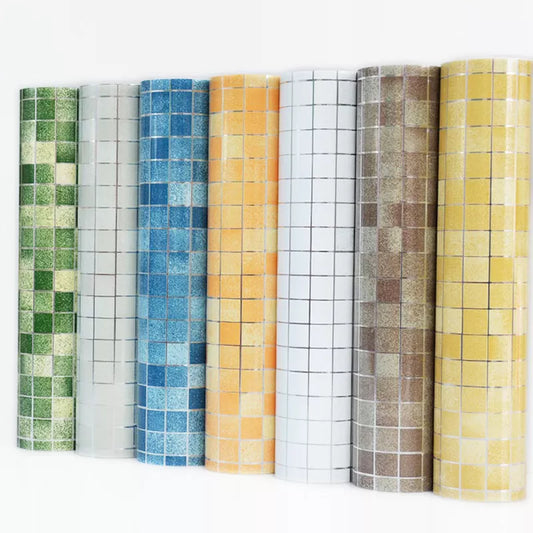 Self-Adhesive Mosaic Tile Vinyl Wallpaper