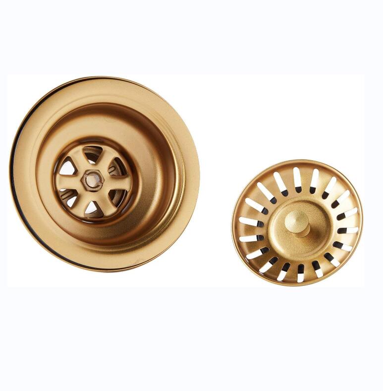 HIGOLD 27" Gold Nano Undermount Kitchen Sink
