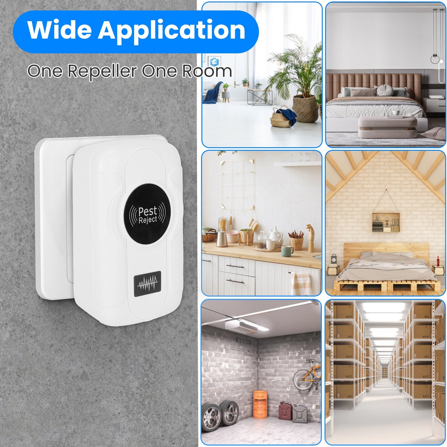 The "Guest-Shield" 6-Pack Ultrasonic Pest Defense | Whole-Home Invisible Protection System
