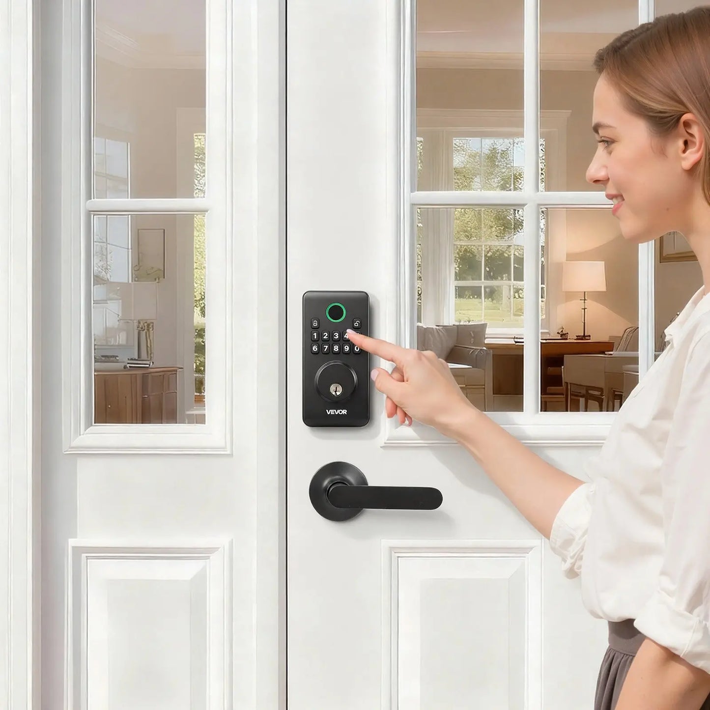VEVOR Keyless Entry Door Lock Set – Electronic Deadbolt & Lever Handle