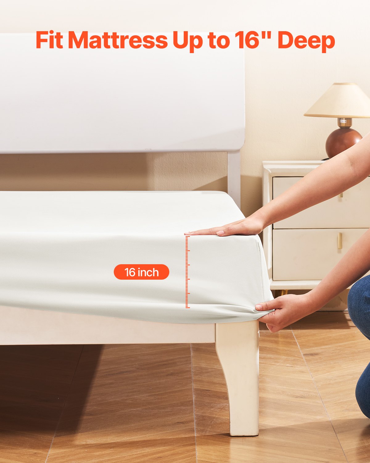 The "Five-Star Turnover" 4-Piece Queen Sheet Set | High-Performance Brushed Microfiber with 16" Deep Pockets