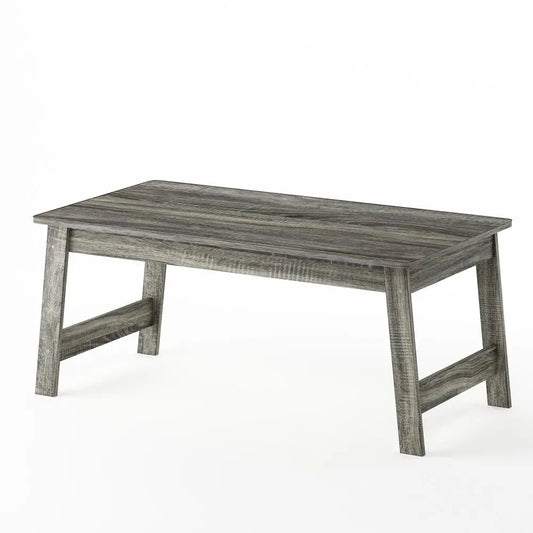 Furinno Beginning Coffee Table – French Oak Grey Minimalist Living Room Table