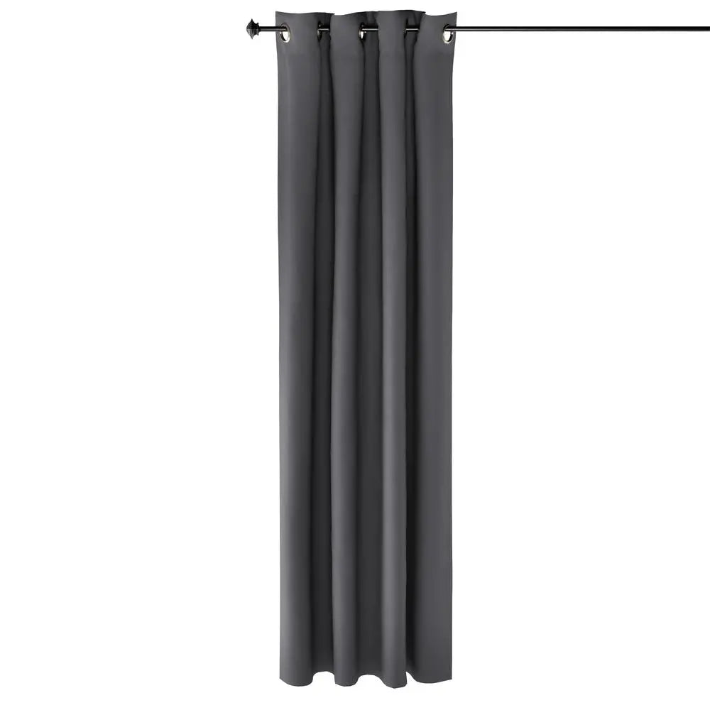 Furinno Collins 52x84 Thermal Blackout Curtain Panels – Set of 2, Dark Grey