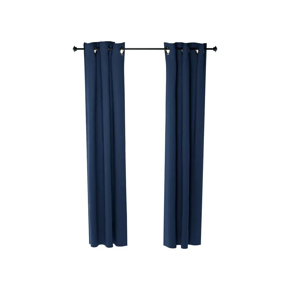 Furinno Collins 42x84 Thermal Blackout Curtain Panels – Set of 2, Navy Blue