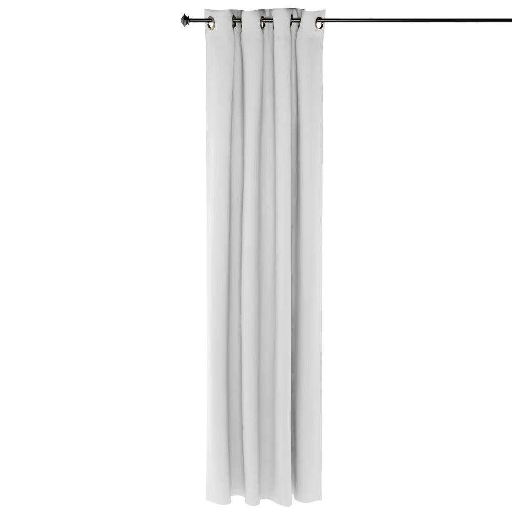 Furinno Collins 52x95 Extra-Long Thermal Blackout Curtain Panels – Set of 2, White