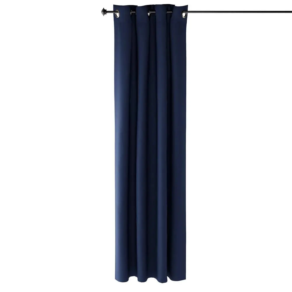 Furinno Collins 52x84 Thermal Blackout Curtain Panels – Set of 2, Dark Blue