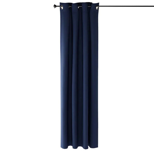 Furinno Collins 52x84 Thermal Blackout Curtain Panels – Set of 2, Dark Blue