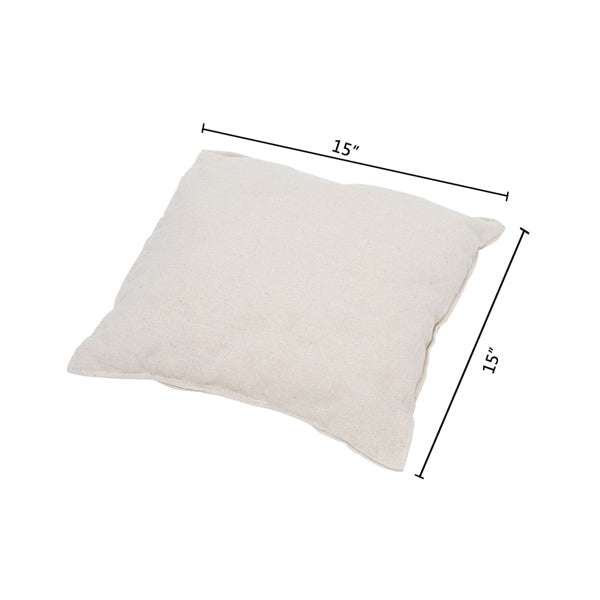 Boho Cotton Canvas Hanging Chair with 2 Pillows - Beige Hammock Swing Chair for Indoor & Outdoor Decor