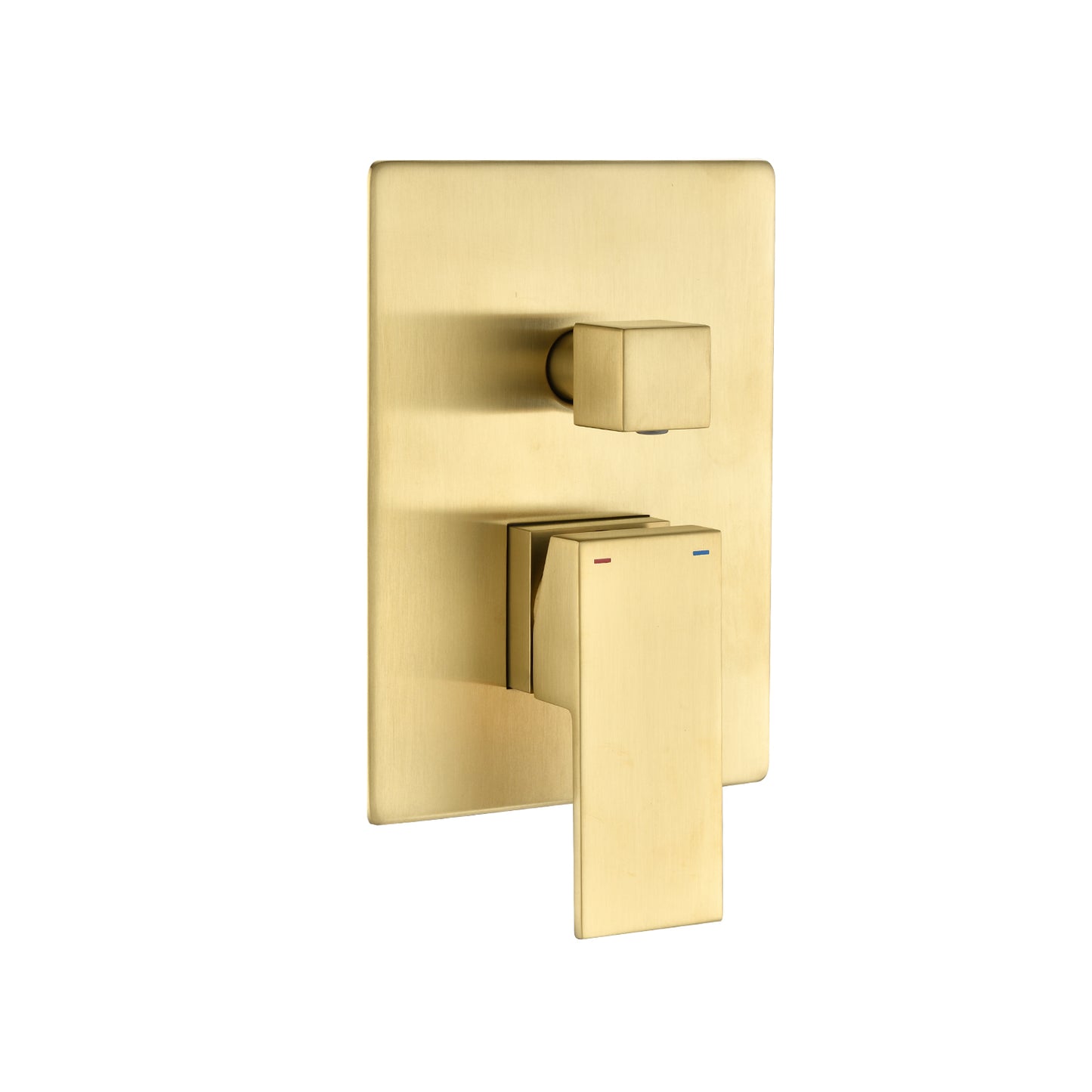 12" Ceiling Mount Rainfall Shower System with Handheld - Brushed Gold Luxury Bathroom Fixture Set