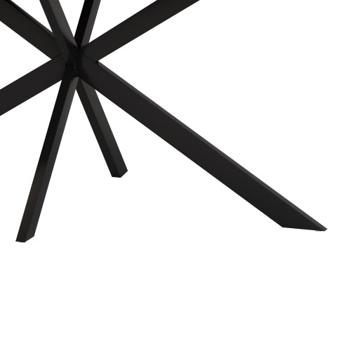 Wildflower Extendable Dining Table with Hidden Storage | Modern Rustic Gray Wood Top & Black Iron Base | Seats 6