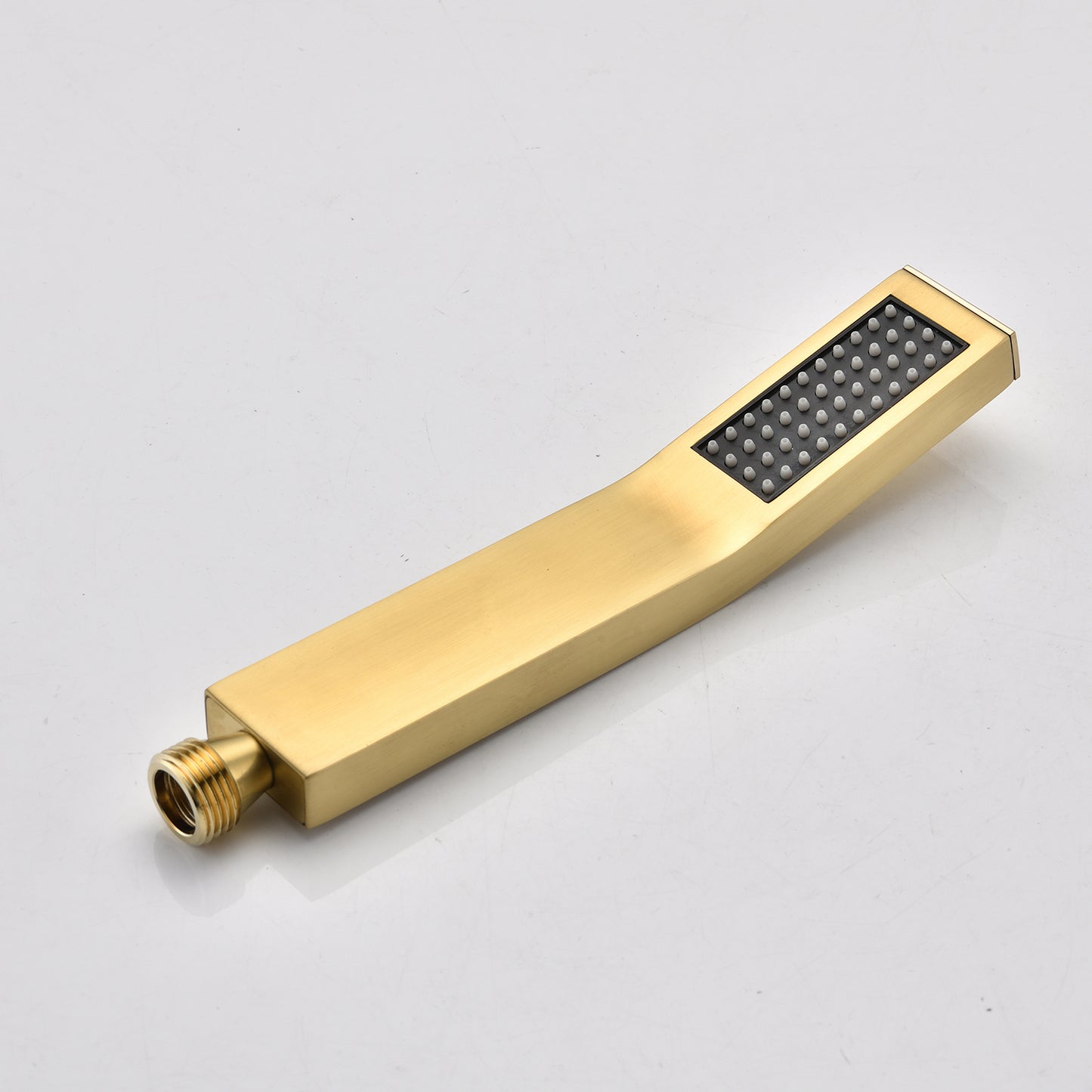 12" Ceiling Mount Rainfall Shower System with Handheld - Brushed Gold Luxury Bathroom Fixture Set