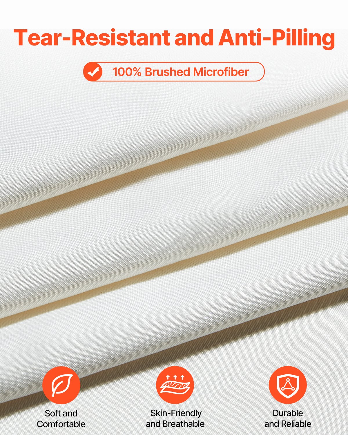 The "Five-Star Turnover" 4-Piece Queen Sheet Set | High-Performance Brushed Microfiber with 16" Deep Pockets