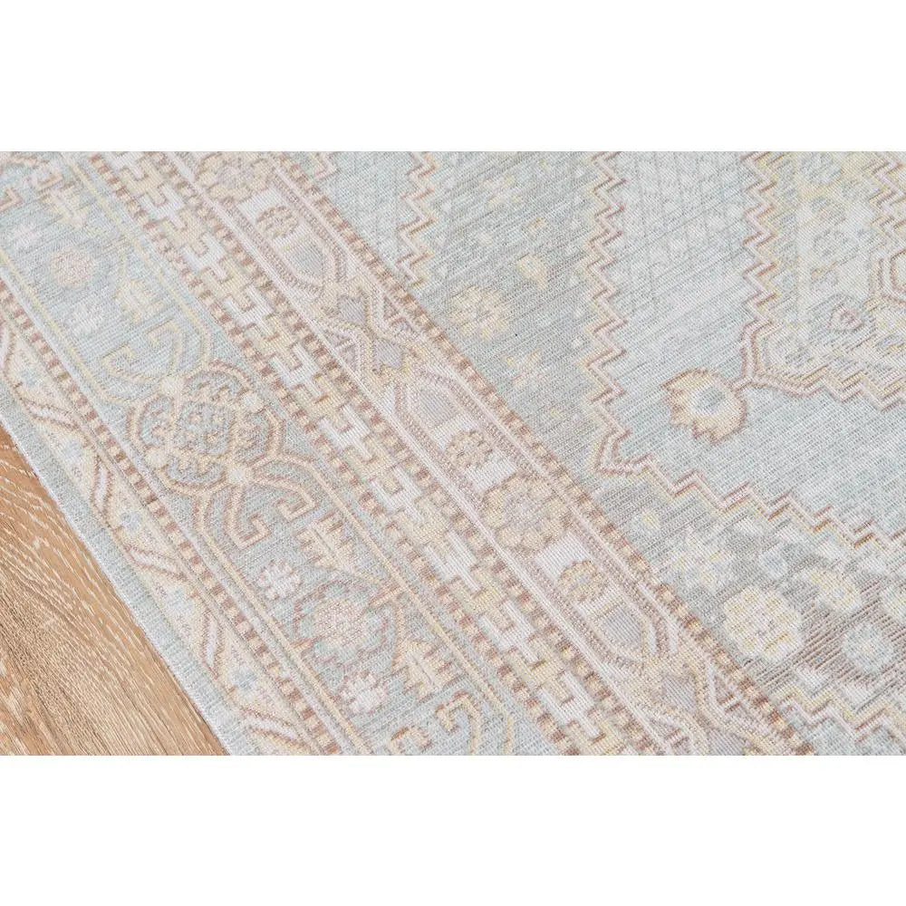 Momeni Blue Traditional 8x11 Area Rug - Vintage Medallion Turkish Weave