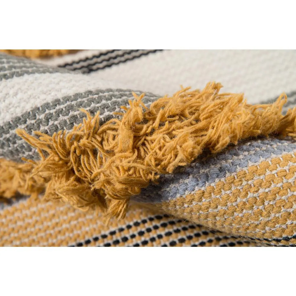 Novogratz x Momeni 5x7 Southwestern Handmade Wool Rug - Mustard & Boho Pastels