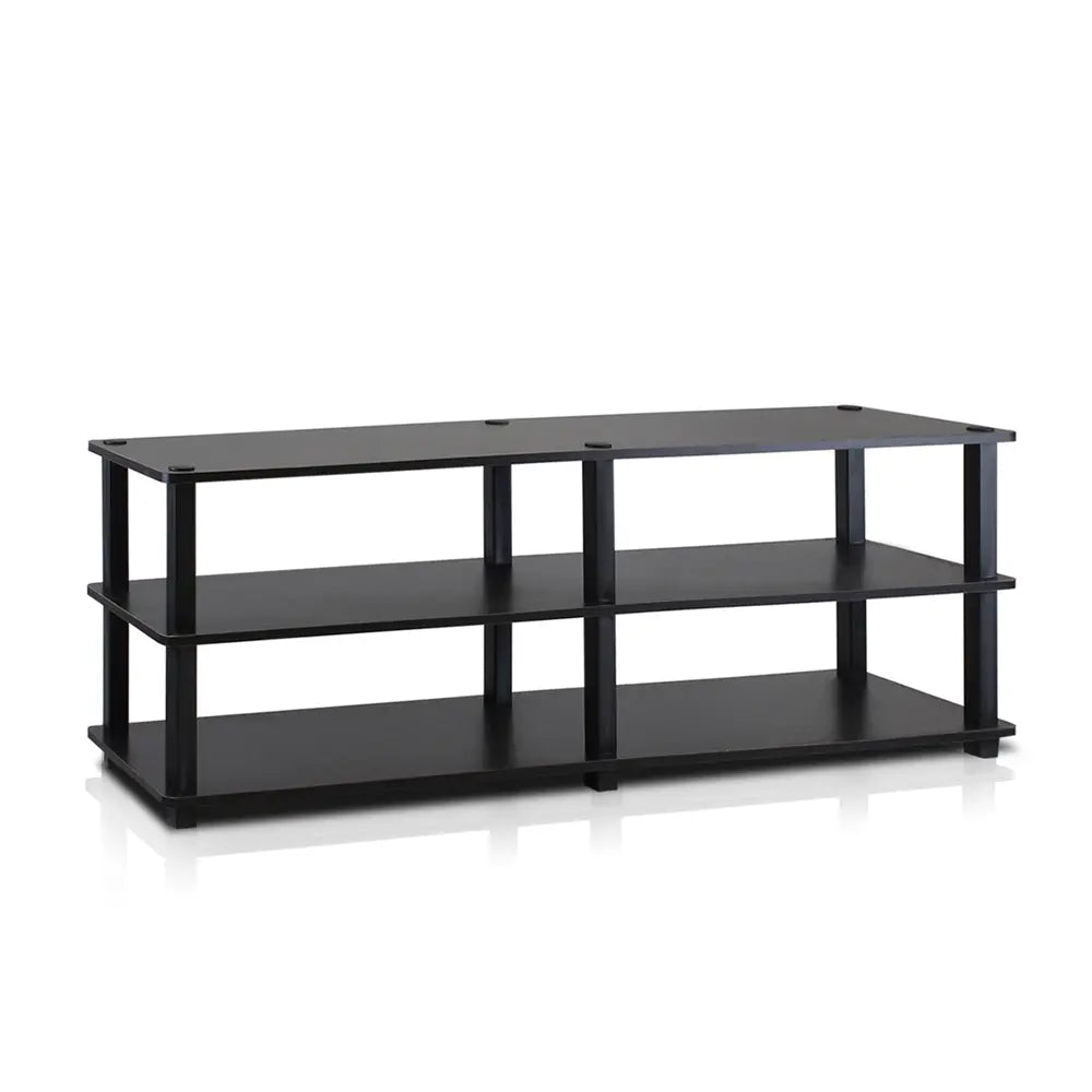 Furinno TST 3-Tier Wide Shoe Storage Rack – Espresso & Black
