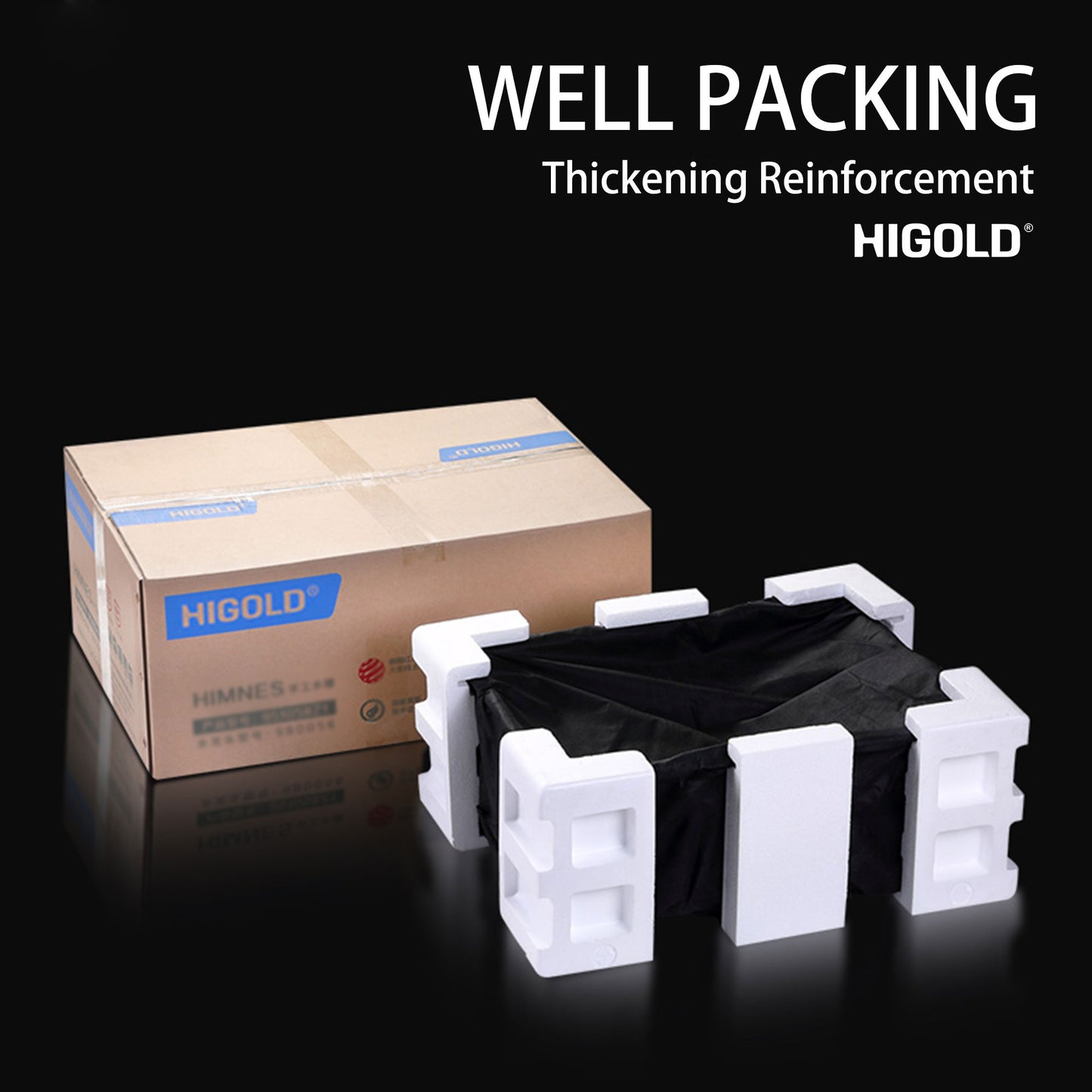 HIGOLD 27" Gold Nano Undermount Kitchen Sink